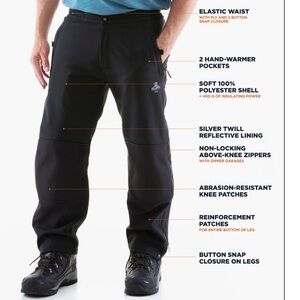 Men's Insulated Softshell Pants - new